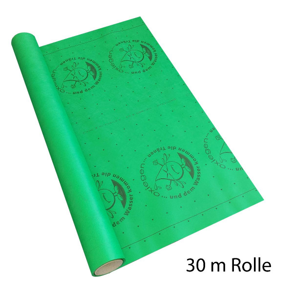 oxiegen BIBER-BD20 Abdichtbahn 30m Rolle Hochleistungs-Abdichtbahn für Bäder, Duschen und Großküchen unter Fliesen