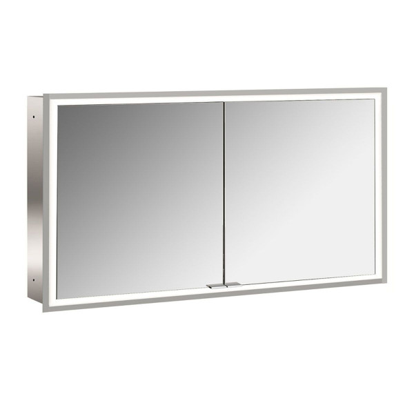 EMCO Lichtspiegelschrank prime 1300 mm Unterputzmodell mit Lichtpaket Rückwand verspiegelt 949706095