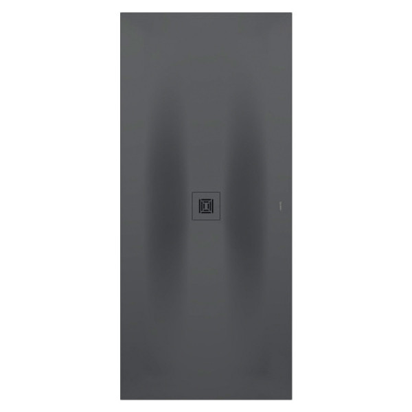 Duravit Sustano zuschneidbare Duschwanne 180 x 80 cm Dunkelgrau Matt DuraSolid Mineralguss