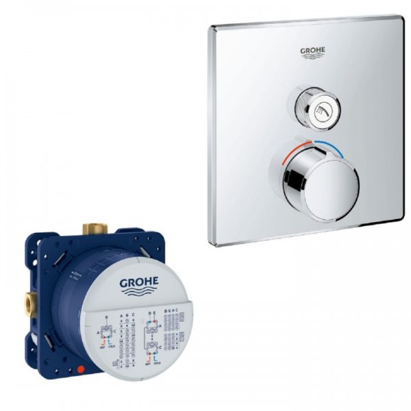 Grohe Smartcontrol Unterputzmischer 2914700 eckig inkl. Rapido SmartBox 35600000