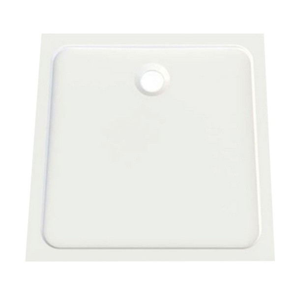 Duschwanne Quadrat Duschtasse Acryl 90x90x3 cm superflach made by Hoesch