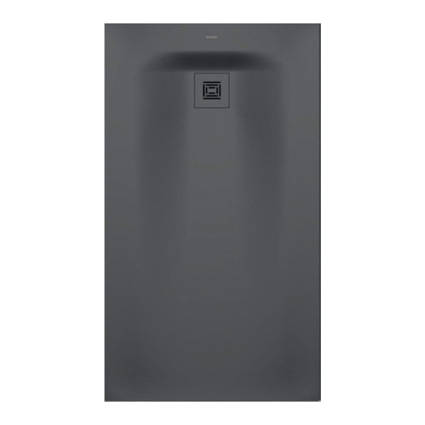 Duravit Sustano zuschneidbare Duschwanne 140 x 80 cm Dunkelgrau Matt DuraSolid Mineralguss