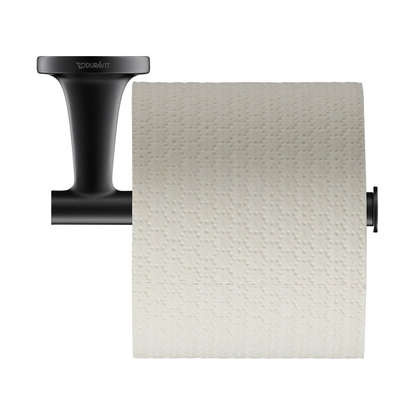 Duravit Papierrollenhalter seitlich Schwarz Matt Serie Starck T 0099374600
