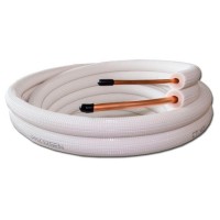 (13,90 €/m) Frigotechnik Kupfer Kältemittelleitung 6mm + 10mm Doppelrohr isoliert 1m (13,90 €/m) Frigotechnik Kupfer Kältemittelleitung 6mm + 10mm Doppelrohr isoliert 1m