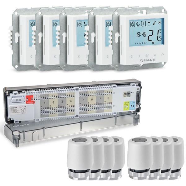 Heizman24 Komplettset BTRP Salus Fußbodenheizung Set Regelung 230V