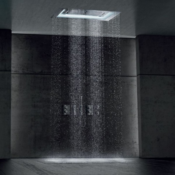 Grohe Paket Rainshower F-Series 40 Deckenbrause mit Licht AquaSymphony 26373001 inkl. Zubehör