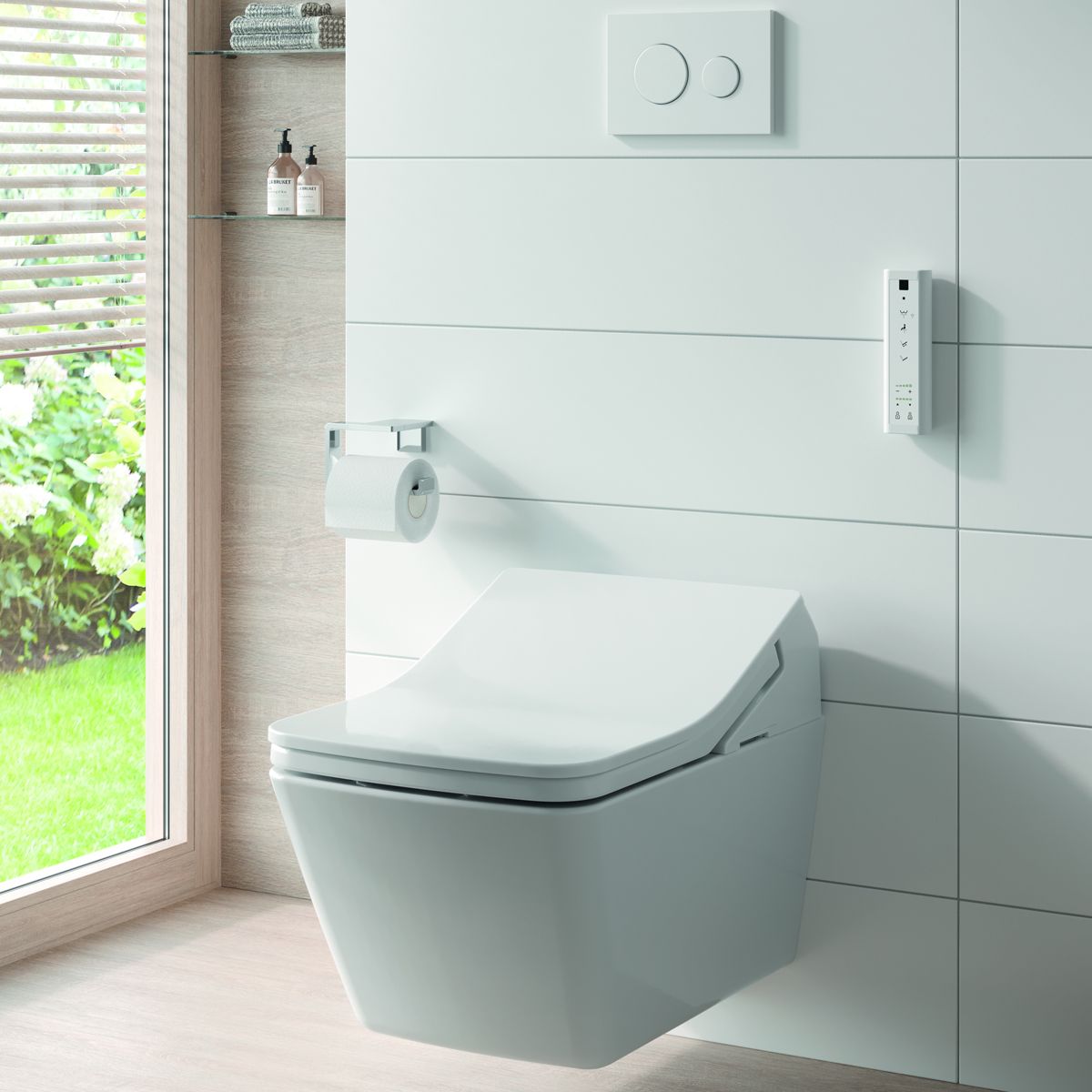 TOTO Wandtiefspül-WC CW522EY inkl Washlet SX Dusch WC Sitz TCF796CG Dusch-WC 