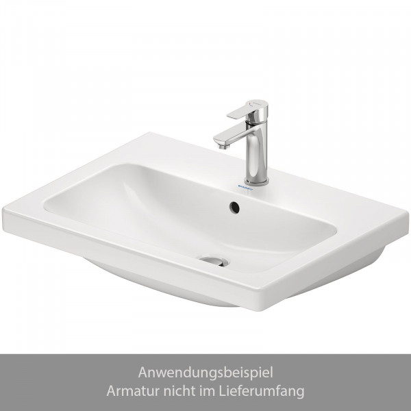 Duravit D-Code Möbelwaschtisch Weiß 650 mm 2399650000