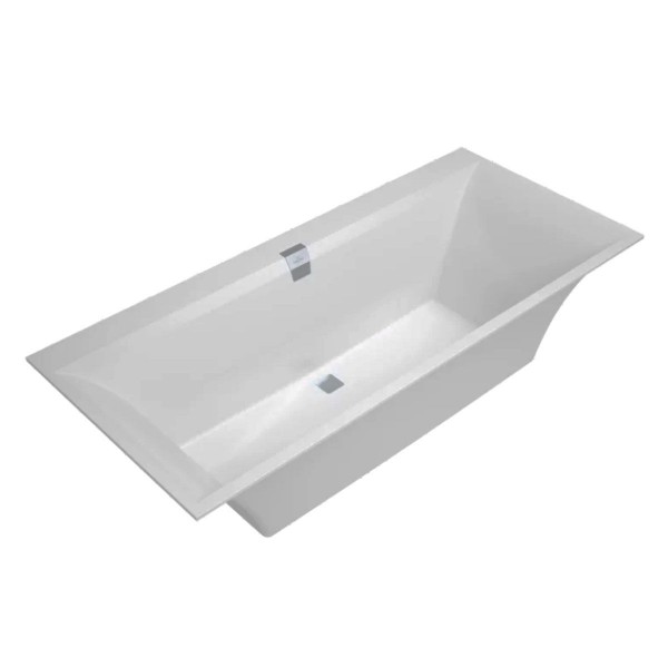 Villeroy & Boch Badewanne Squaro Edge 12 Wannenset 180x80 cm weiß UBQ180SQE2DV-01