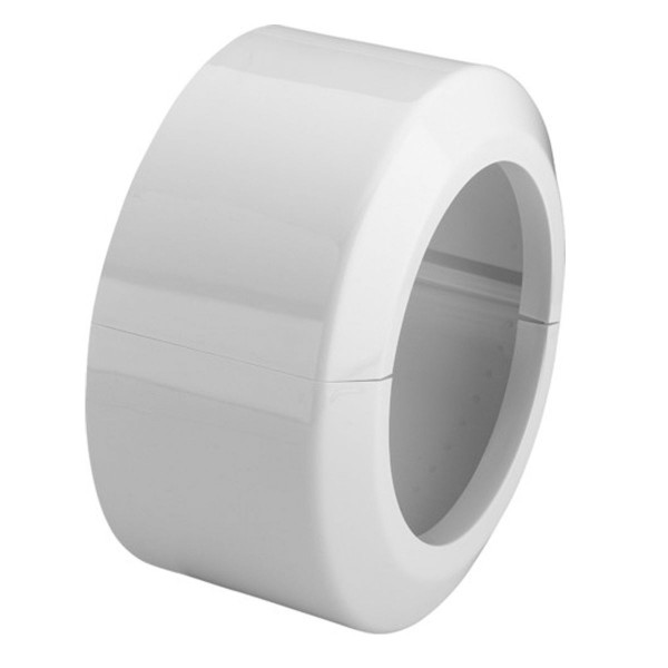 WC-Klappabdeckrosette Weiß DN100 Stand-WC , WC, Abfluß-Rohr, Toilette