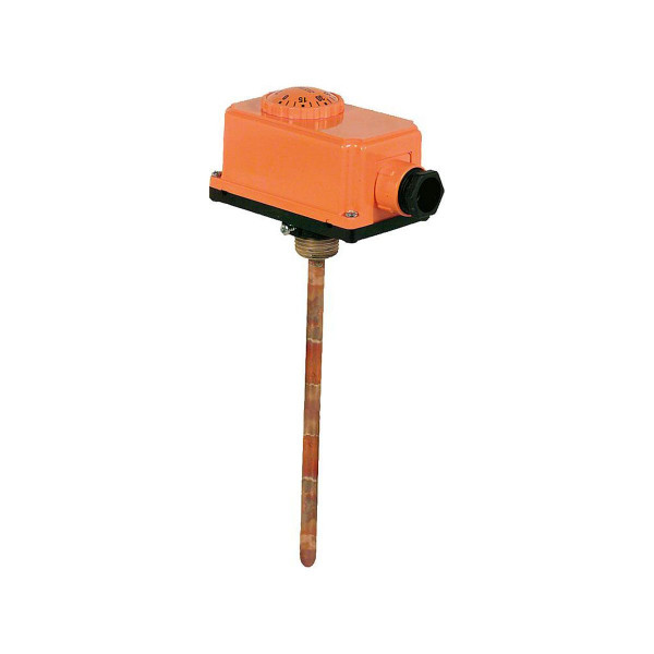 Tauchthermostat Typ TC 200/A mit Außenskala für Heizkessel und Boiler