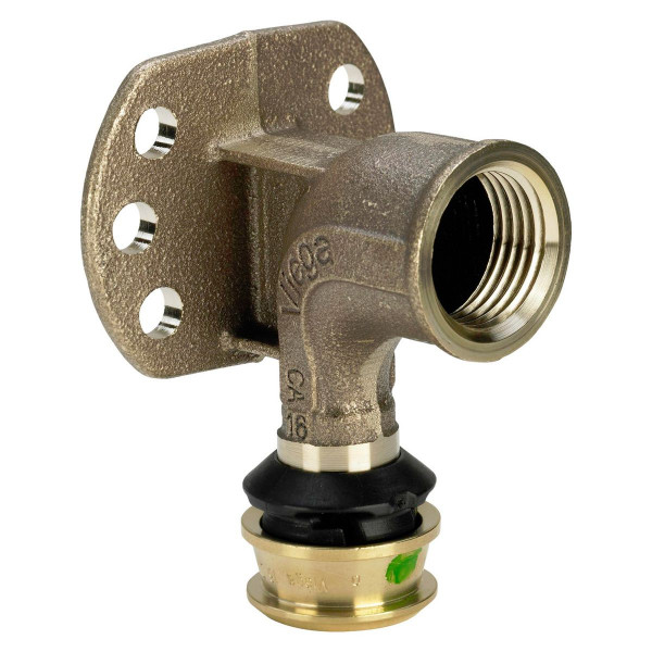 Viega Raxofix Pressfitting Wandscheibe 16-20 mm mit SC-Contur aus Rotguss