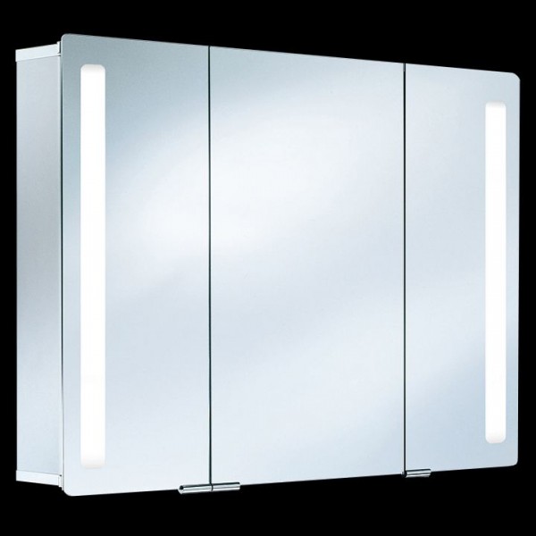 HSK ASP Softcube Alu-Spiegelschrank mit Beleuchtung 105x75 cm 1133105