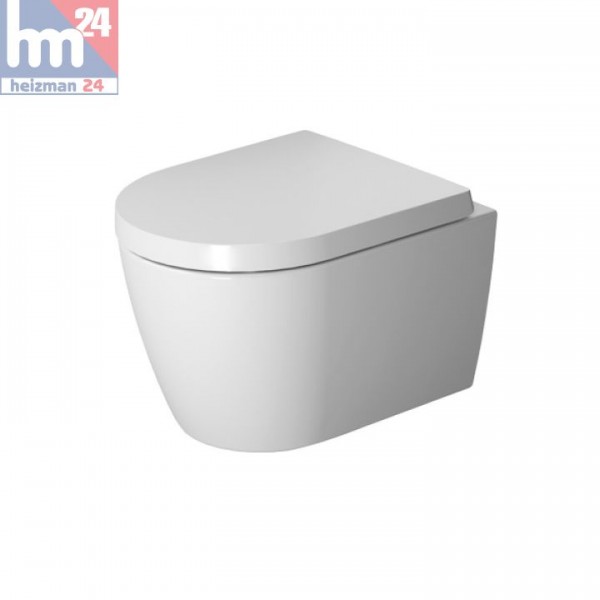 Duravit ME by Starck Wandtiefspül-WC Compact Rimless® 2530090000 inkl. WC-Sitz