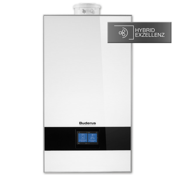 Buderus Logamax Plus GB182i.2 Gas-Brennwert-Therme 15kW Erdgas 2H 7736902129 m. Bedieneinheit
