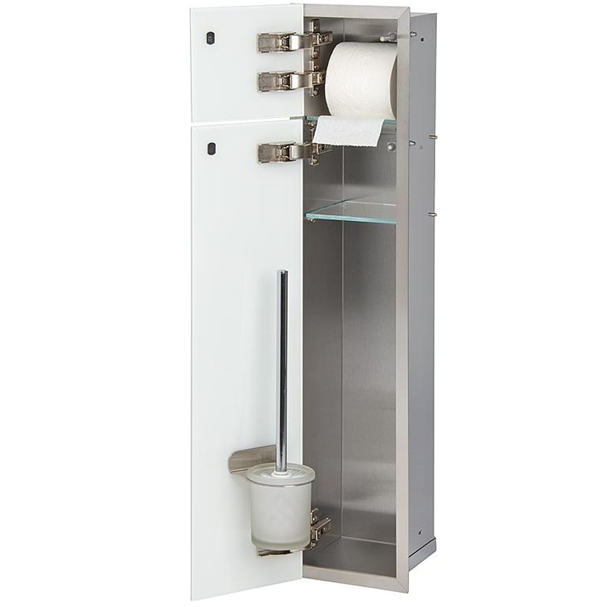 WC-Modul 9398679 Unterputz 180x825 mm Weiß u. Grau links 
