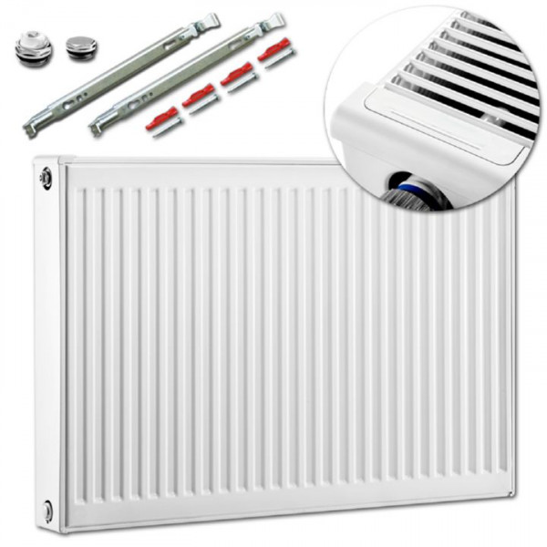 Buderus Set Logatrend VC-Profil Ventil Heizkörper BH: 300 mm x L: 400-3000 mm inkl. Halterung