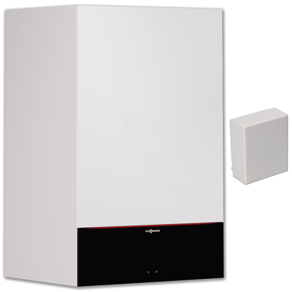 Viessmann Vitodens 200-W Gas-Brennwert-Kombitherme B2KF 19kW 3,5-Zoll Display Z019366