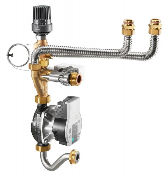 Oventrop Vorlauftemperatur-Regelmodul für Fussbodenheizung 1344550 erweitert die Regudis W-HTE