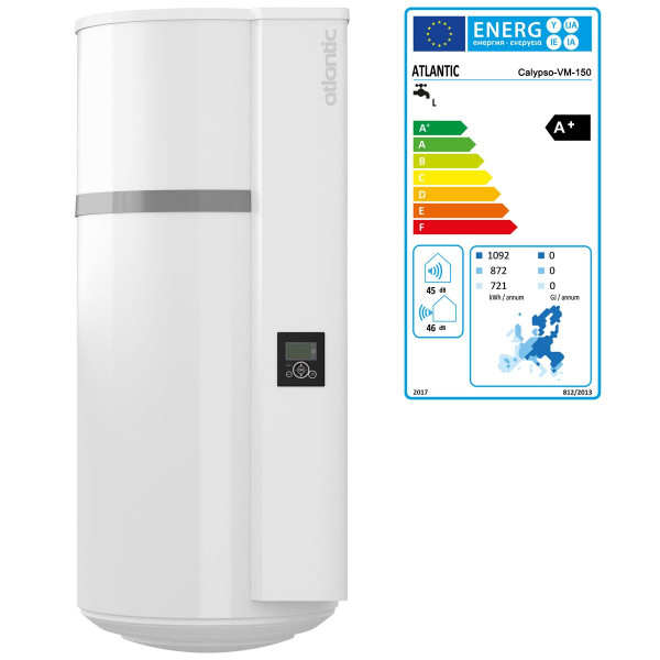 Atlantic Calypso VM 150 976043 Trinkwasser Wärmepumpe 150 Liter Wandmontage