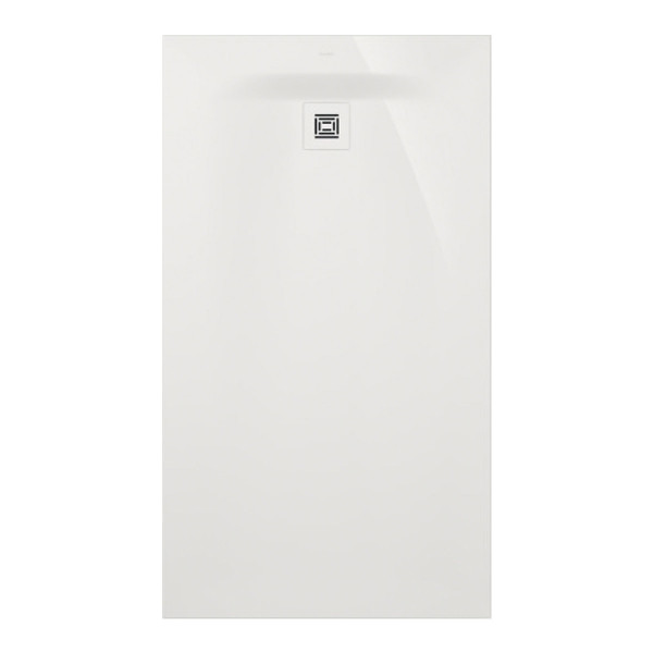 Duravit Sustano zuschneidbare Duschwanne 160 x 90 cm Weiß Glänzend DuraSolid Mineralguss