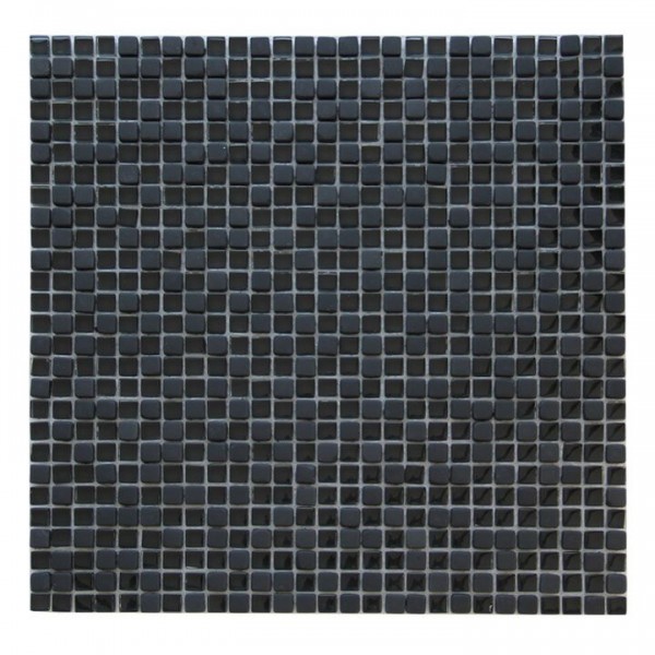 Glasmosaik Sapezal Naturstein Mosaikfliesen dunkelgrau Pool, Dusche, Bad, Küche, Fliesenspiegel