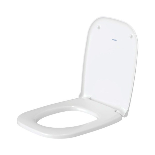 Duravit D-Code WC-Sitz in weiß inkl. Edelstahlscharniere 0067310000