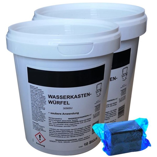 Sparset Wasserkastenwürfel Reinigungswürfel Tabs 20 Stk. 3056