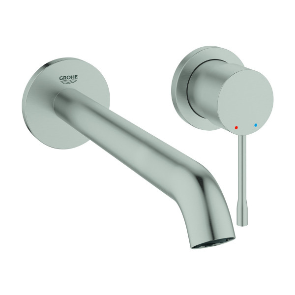 Grohe Essence 2-Loch-Waschtischbatterie supersteel 29193DC1
