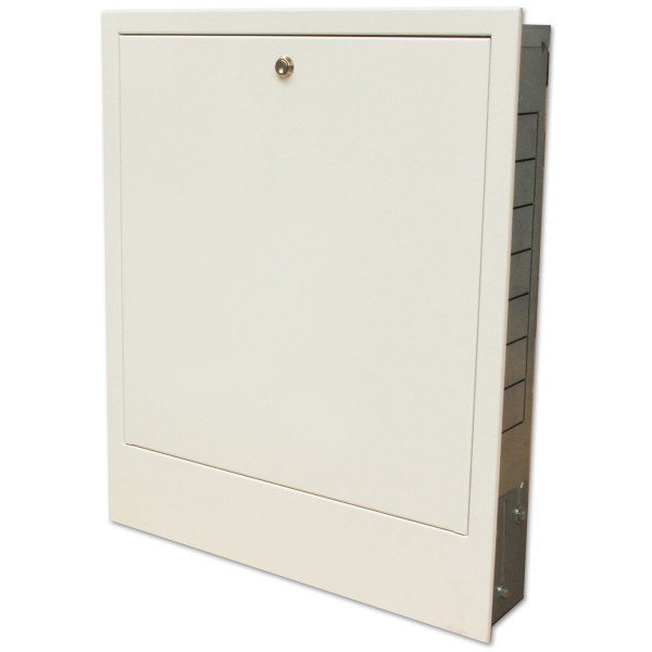 Verteilerschrank Einbauschrank 110 mm UP aus Stahlblech für Heizkreisverteiler Fußbodenheizung