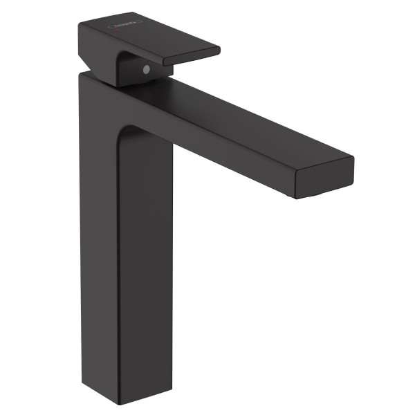 Hansgrohe Vernis Shape Einhebel Waschtischmischer 190 mit Ablaufgarnitur Mattschwarz 71562670