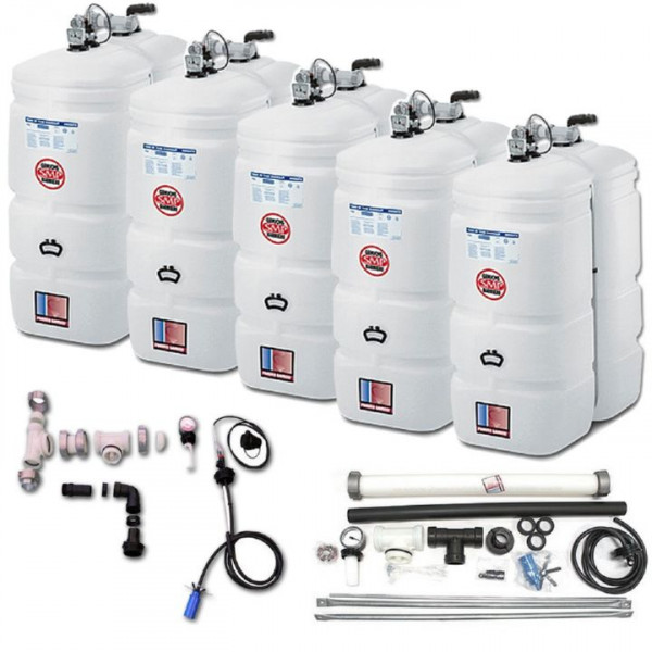 Buderus Schütz Tank im Tank 5 mal Öltank 1000 Liter Standard 4003493 inkl. Paket A und B