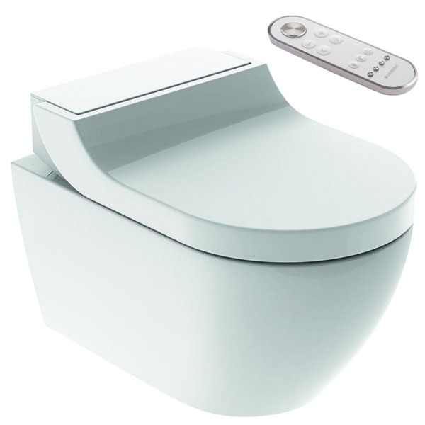 Geberit Set Wandtiefspül-WC spülrandlos inkl. AquaClean Tuma Comfort Dusch WC-Sitz 146.290.11.1