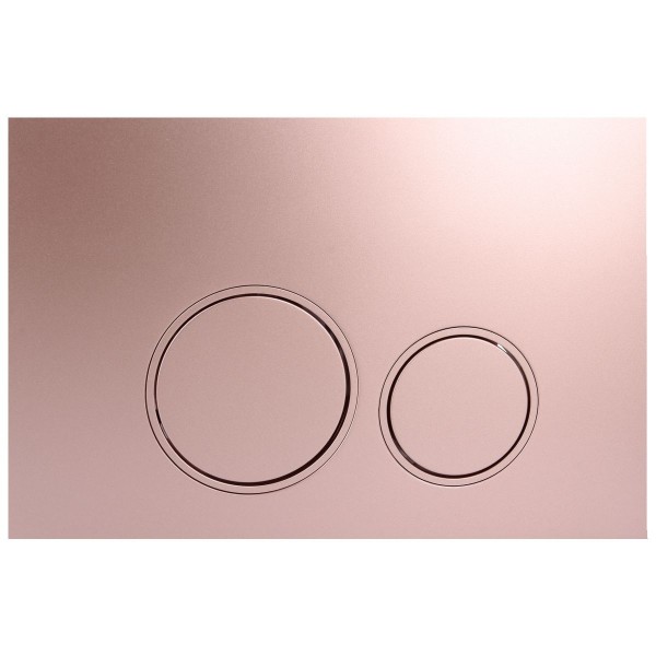 StarBlueDisc Betätigungsplatte Doppio 55 Rose Gold für Geberit Spülkästen UP320, UP300, UP100