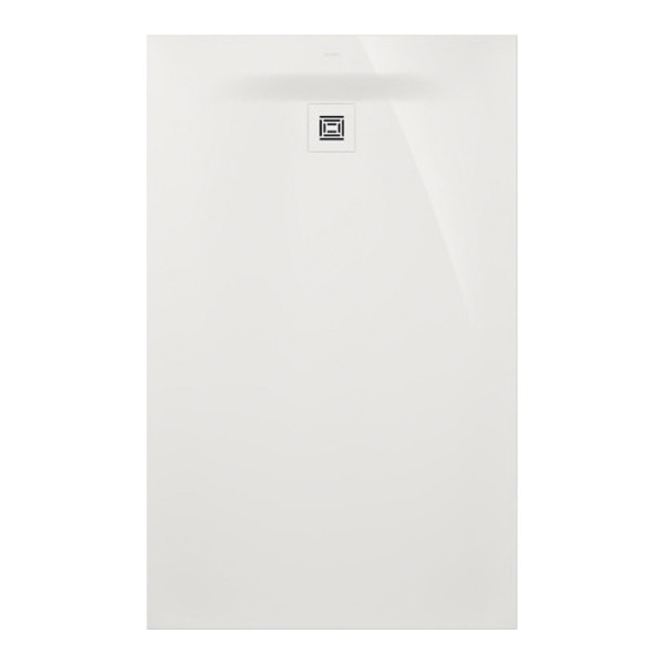 Duravit Sustano zuschneidbare Duschwanne 160 x 100 cm Weiß Glänzend DuraSolid Mineralguss