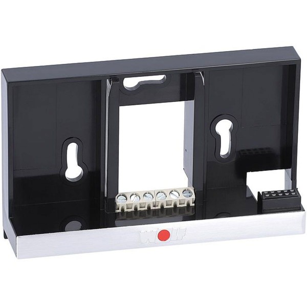 Wolf Wandsockel Schwarz 1731129 für Bedienmodul BM-2