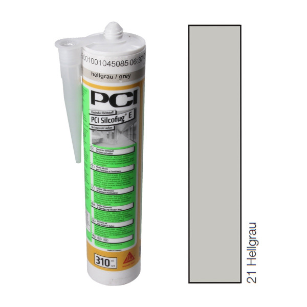 PCI Silcofug® E 1x310 ml 2696/0 Silikon hellgrau Nr.21