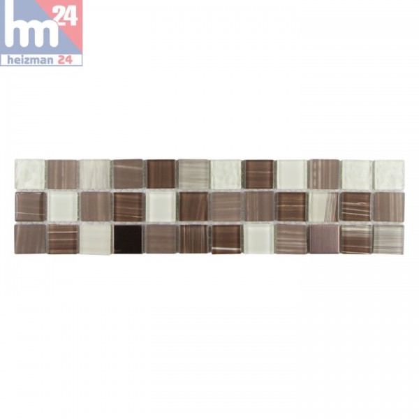 Mosaik Tolima Glas Metall Bordüre 29,7 x 7,2 x 0,4 cm