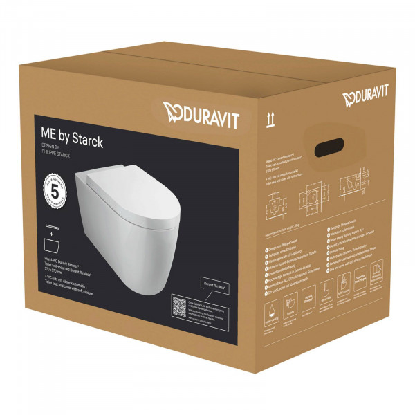 Duravit WWC-Set Me By Starck WC-Compact-Set inkl. WC-Sitz 452909AAA1
