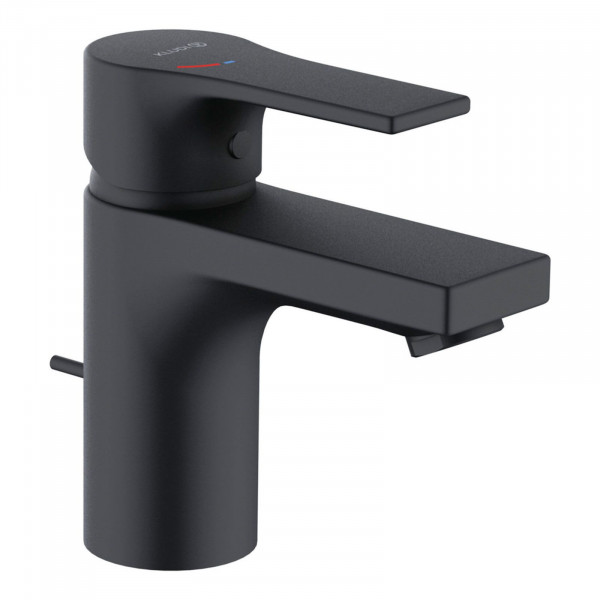 Kludi ZENTA SL Einhandmischer für Waschtisch 75 mm ECO PLUS mattschwarz 482633965