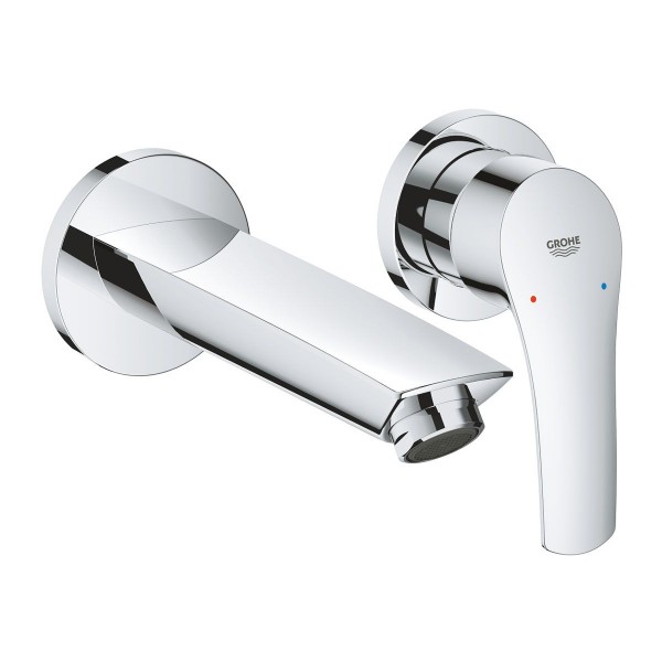 Grohe Eurosmart 2-Loch Waschtischarmatur Wandmontage 29337003 Chrom