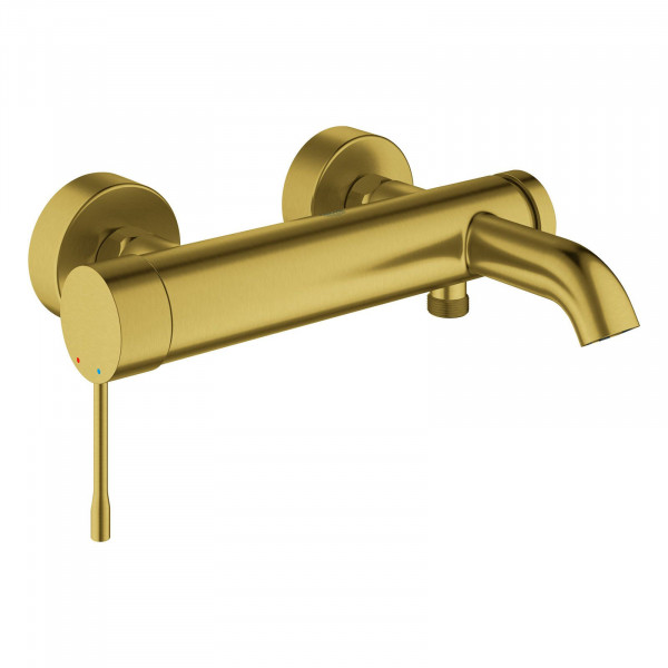 Grohe Essence Einhand-Wannenbatterie Wandmontage Gold 25250GN1