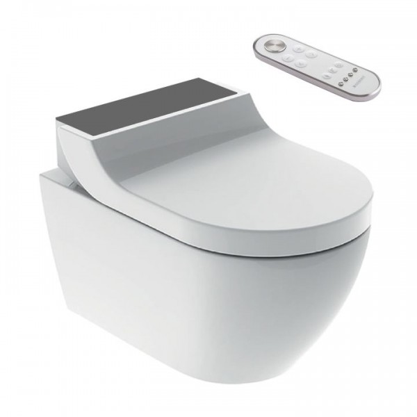 Geberit AquaClean Tuma Comfort Dusch-WC spülrandlos 146.290.SJ.1 Glas Schwarz