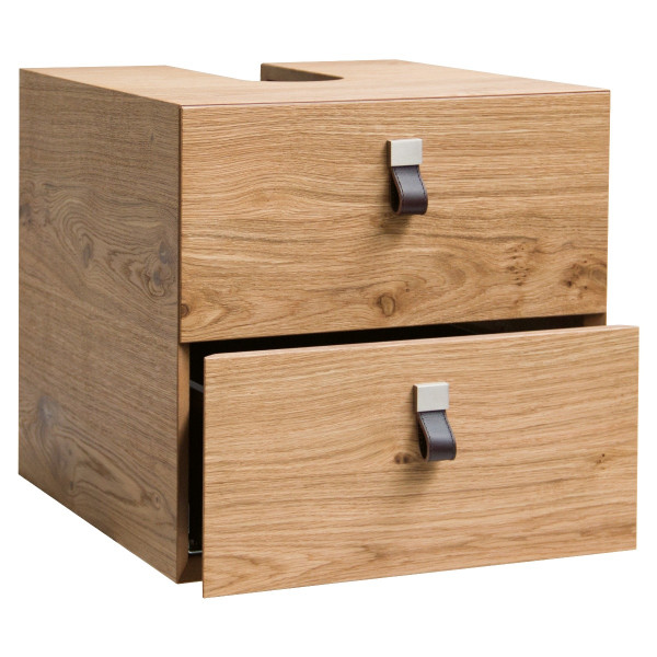 KYVEKO Waschtischunterschrank Urban Oak WTUUO454040MA mit Siphonaussparung 450x400x400 mm