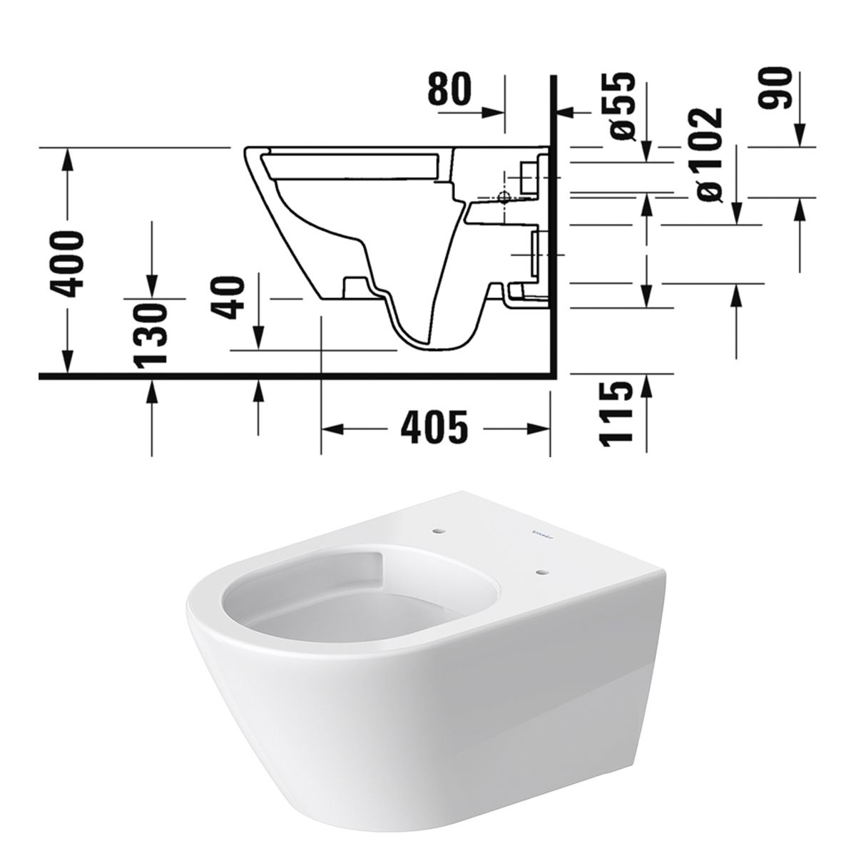 Duravit D-Neo Wandtiefspül Wc Set Spülrandlos 45770900A1 inkl. Wc-Sitz  SoftClose | Heizman24 - Handel für Haus- und Gebäudetechnik