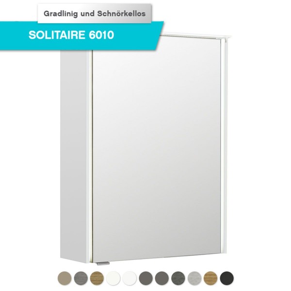 Pelipal Solitaire 6010 Spiegelschrank 709x540 mm inkl. LED-Lichtkranz u. Profile