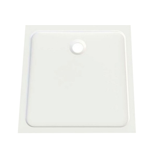 Duschwanne Quadrat Duschtasse Acryl 80x80x3 cm superflach made by Hoesch