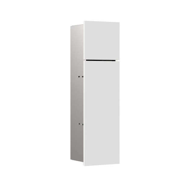 EMCO Asis Module Pure f. Toilettenbürstengarnitur Unterputz alpin-weiß 975551302 Türanschlag links