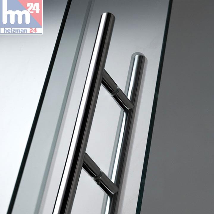 HSK Solida Gleittür Runddusche 4-teilig Höhe 200 cm Radius = 550