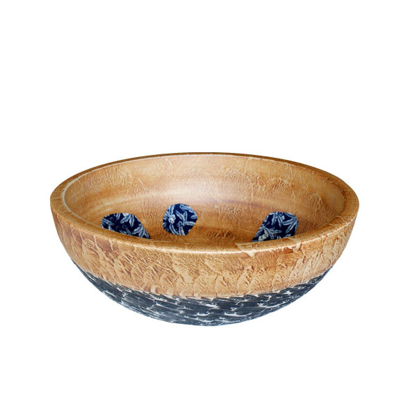 "Rice Bowl" Aufsatzwaschbecken Waschschüssel FCH226 rund Ø 41 cm "Handmade"